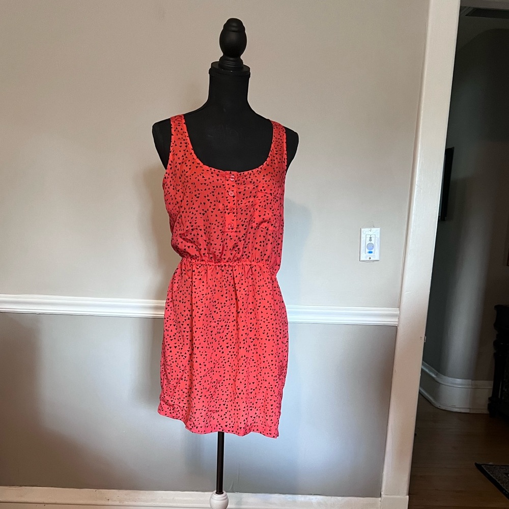 NEW black & red sleeveless dress